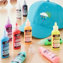 Tulip® Dimensional Fabric Paint, Rainbow & Neon