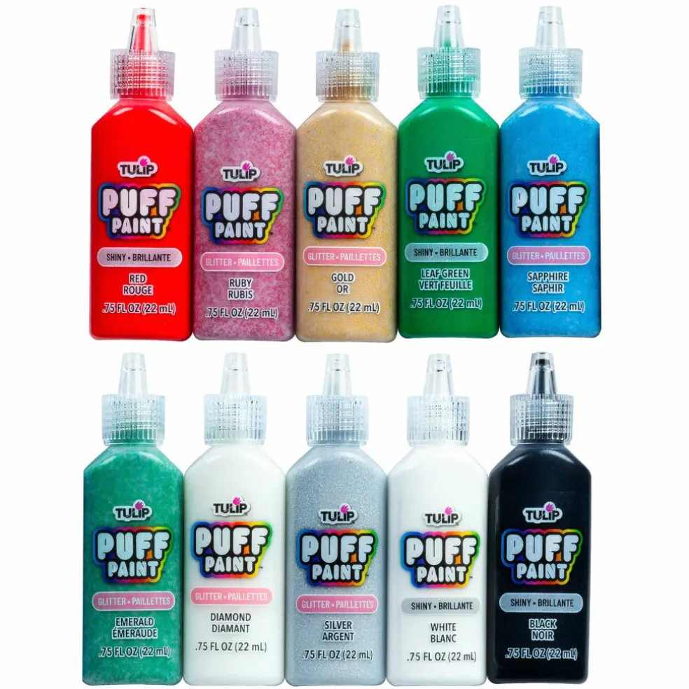 Tulip® Glitter Puff Paint Set