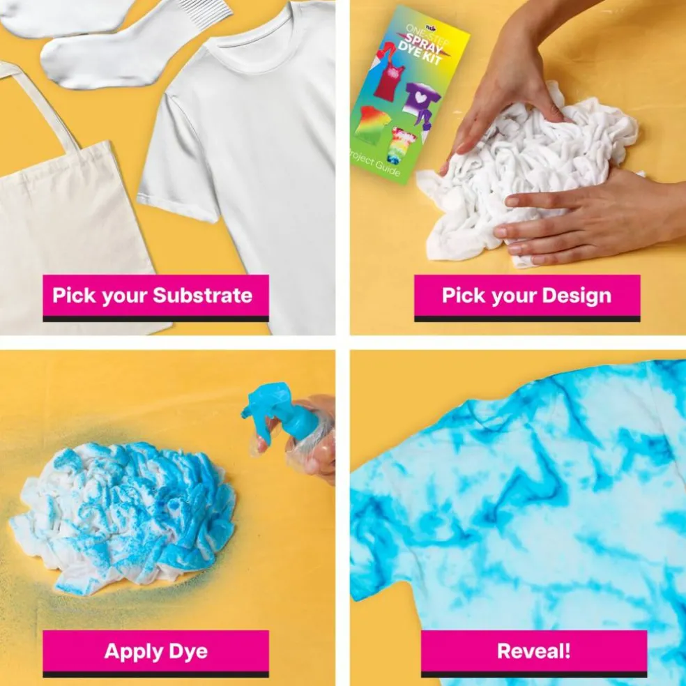 Tulip One-Step Spray Tie-Dye Kit 6-Pack