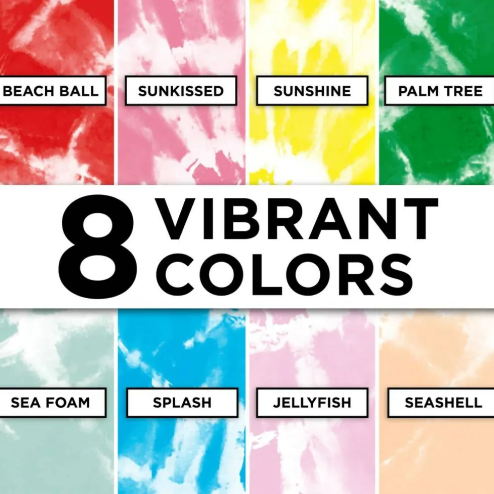 Tulip Summer Splash 8-Color Tie-Dye Kit