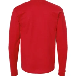 Tultex Heavyweight Jersey Long Sleeve Blank T-Shirt, Adult Tee for Casual Wear