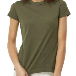 Tultex Women’s Slim Fit Jersey T-Shirt, Short Sleeve Tee for Crafting & Customization