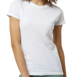 Tultex Women’s Slim Fit Jersey T-Shirt, Short Sleeve Tee for Crafting & Customization