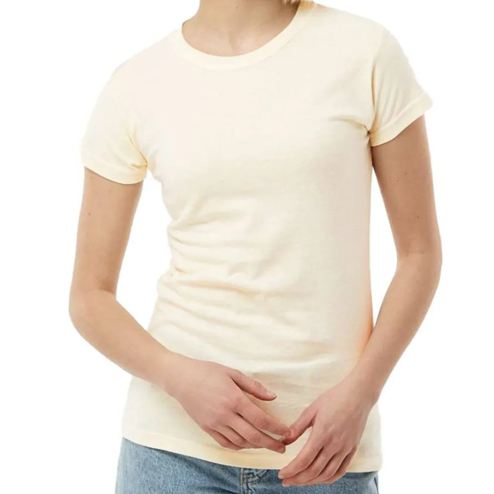 Tultex Women’s Slim Fit Jersey T-Shirt, Short Sleeve Tee for Crafting & Customization