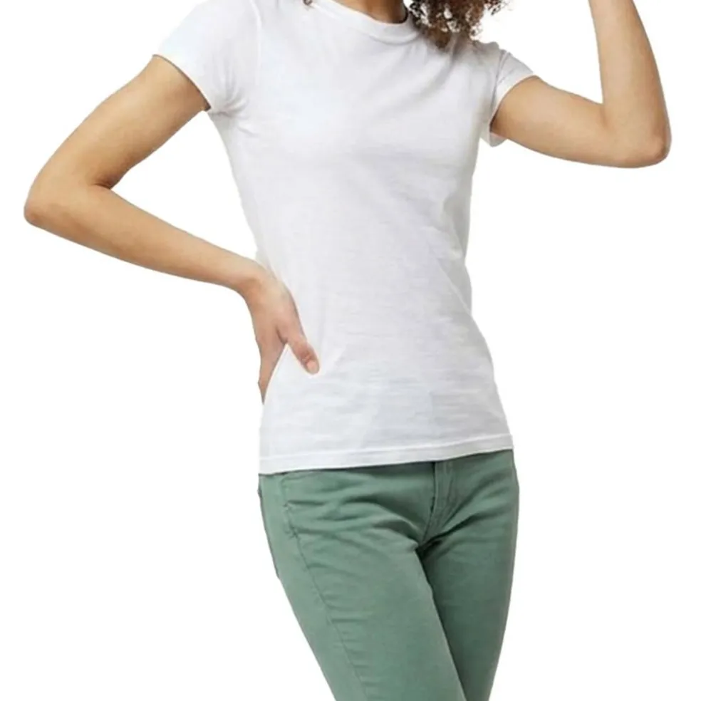 Tultex Women’s Slim Fit Jersey T-Shirt, Short Sleeve Tee for Crafting & Customization