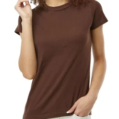 Tultex Women’s Slim Fit Jersey T-Shirt, Short Sleeve Tee for Crafting & Customization