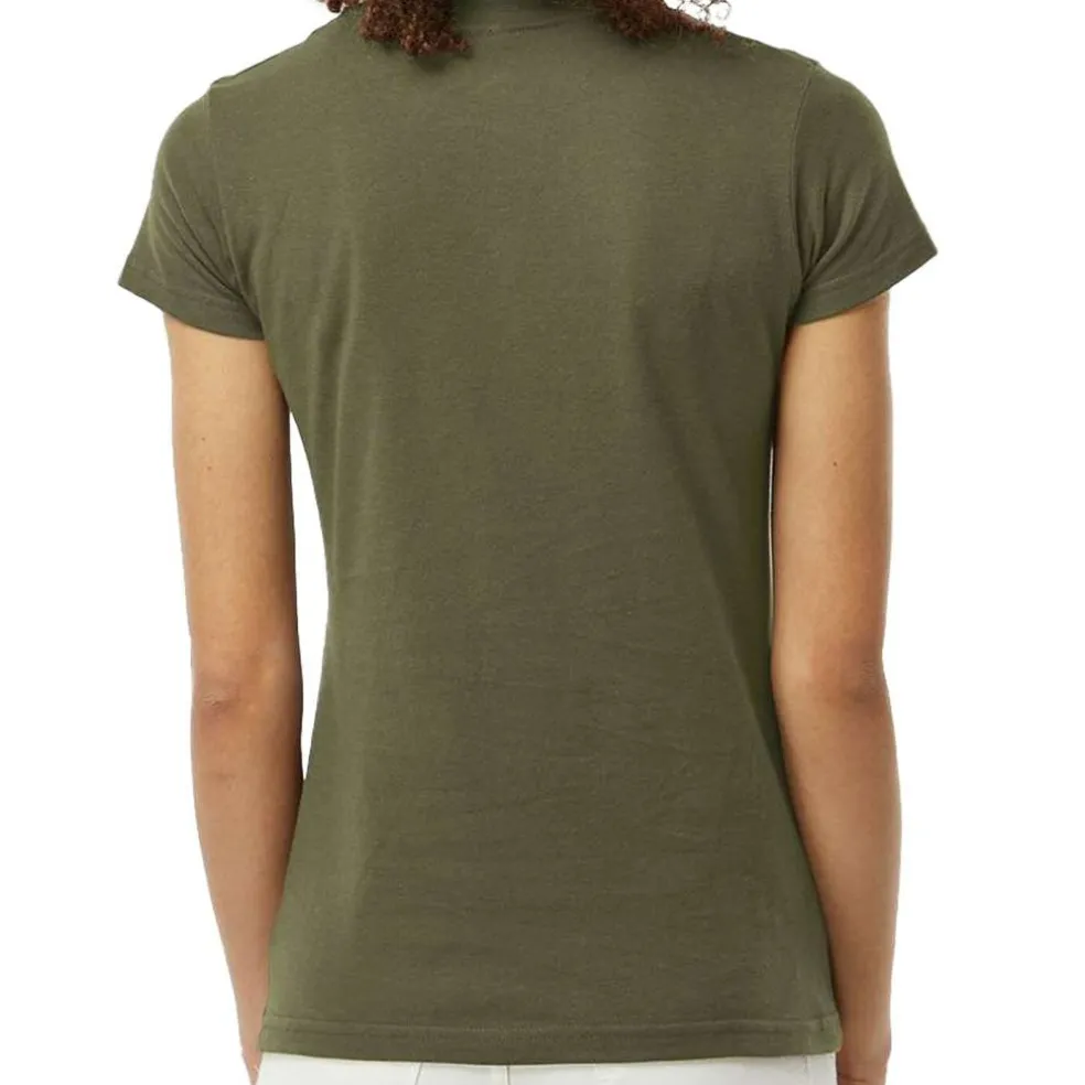 Tultex Women’s Slim Fit Jersey T-Shirt, Short Sleeve Tee for Crafting & Customization