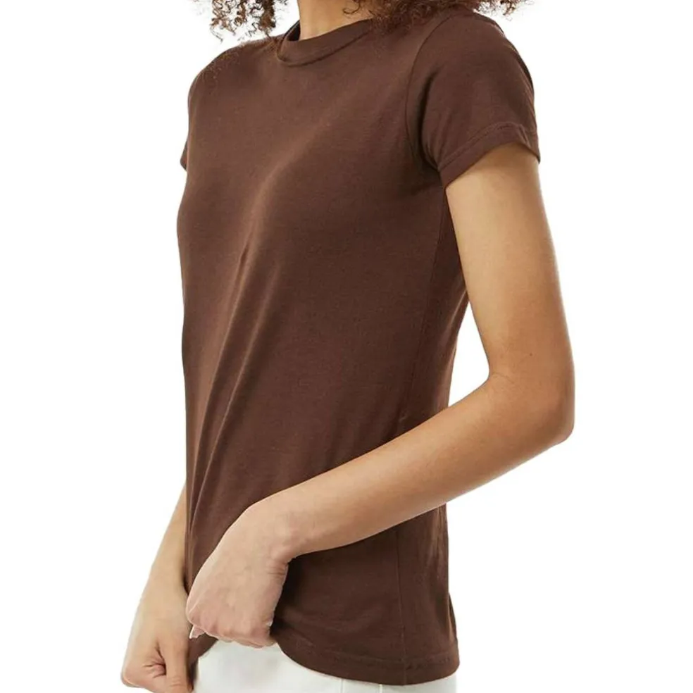 Tultex Women’s Slim Fit Jersey T-Shirt, Short Sleeve Tee for Crafting & Customization
