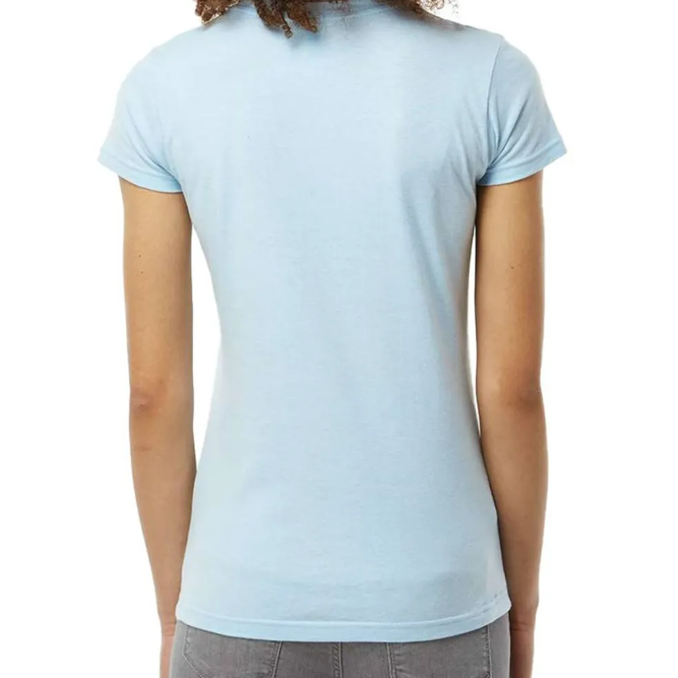 Tultex Women’s Slim Fit Jersey T-Shirt, Short Sleeve Tee for Crafting & Customization
