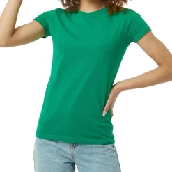 Tultex Women’s Slim Fit Jersey T-Shirt, Short Sleeve Tee for Crafting & Customization