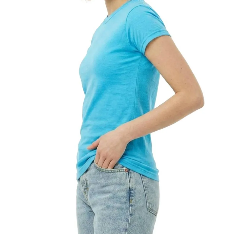 Tultex Women’s Slim Fit Jersey T-Shirt, Short Sleeve Tee for Crafting & Customization