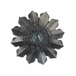 Turquoise Iron Succulent Traditional Wall Décor