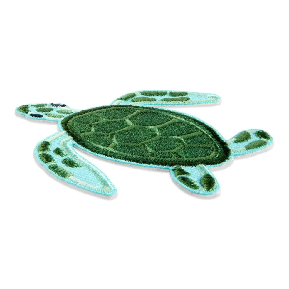 Turtle Embroidered Iron-On & Adhesive Patch by Make Market®