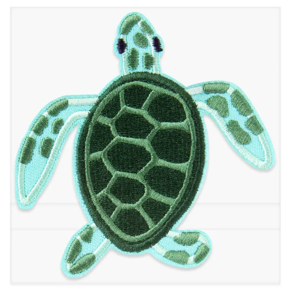 Turtle Embroidered Iron-On & Adhesive Patch by Make Market®