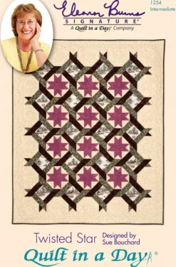 Twisted Star: Eleanor Burns Signature Quilt Pattern 735272012542