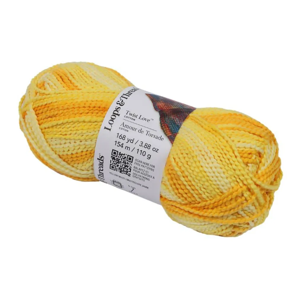 Twist Love™ Cotton Yarn by Loops & Threads®