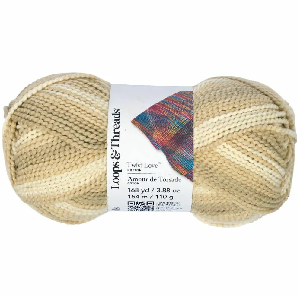 Twist Love™ Cotton Yarn by Loops & Threads®