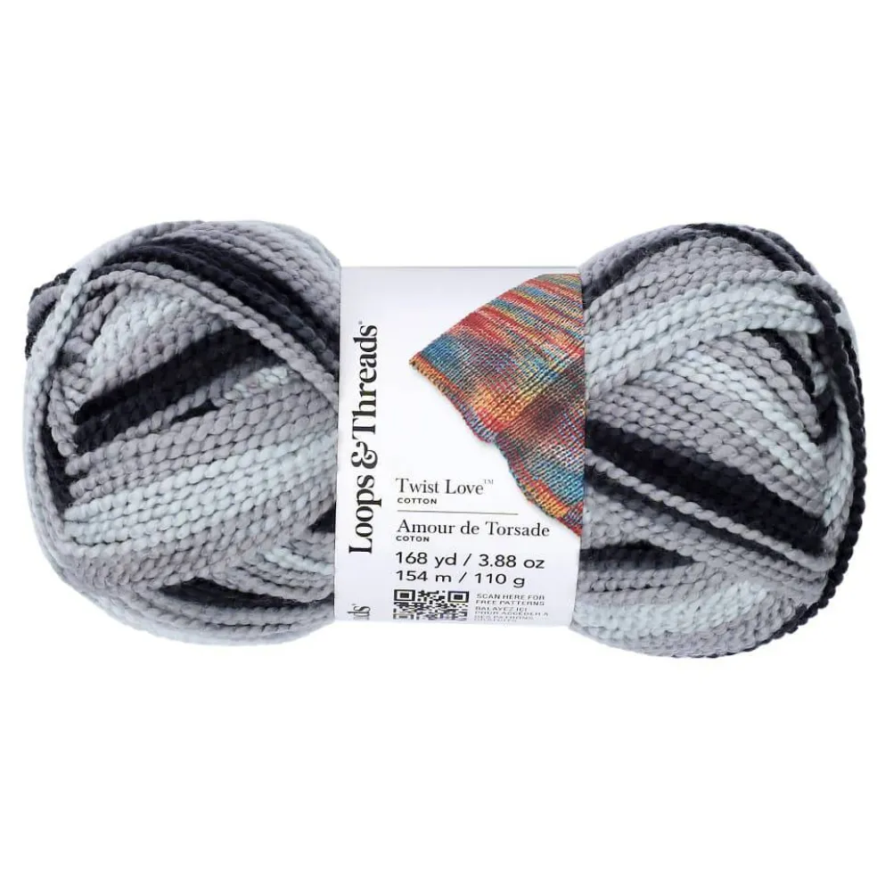 Twist Love™ Cotton Yarn by Loops & Threads®