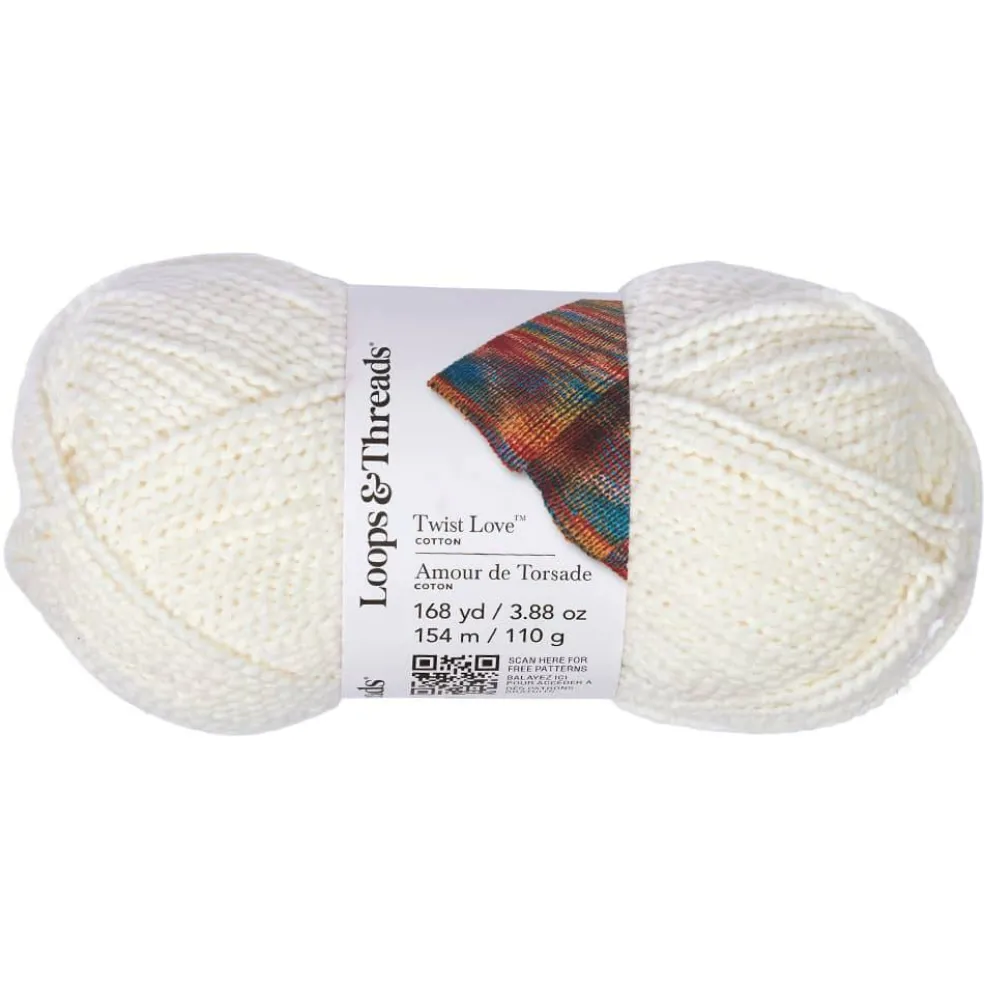 Twist Love™ Cotton Yarn by Loops & Threads®
