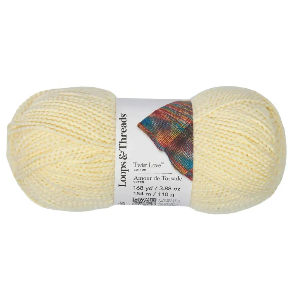 Twist Love™ Cotton Yarn by Loops & Threads®