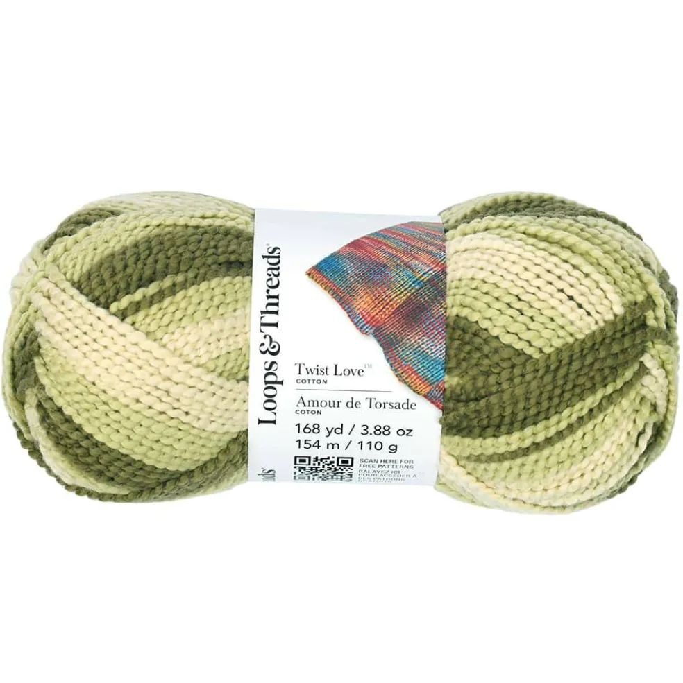Twist Love™ Cotton Yarn by Loops & Threads®
