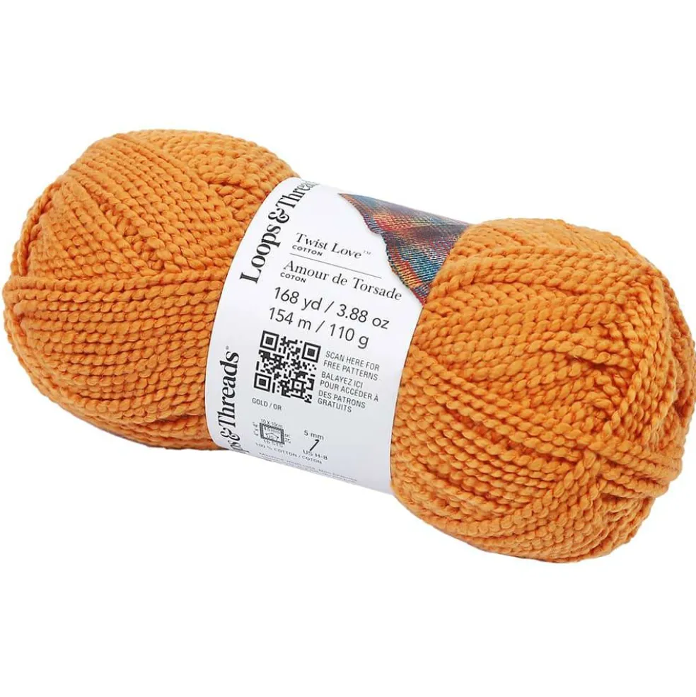 Twist Love™ Cotton Yarn by Loops & Threads®
