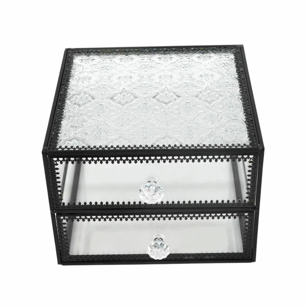 6.5" Two-Drawer Glass Box by Ashland®