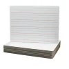 Two-Sided (Red & Blue Ruled/Blank) Dry Erase Board, 9" x 12", Pack of 12