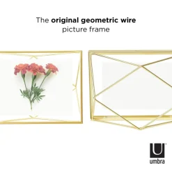 Umbra Matte Brass Prisma Picture Frame