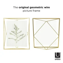 Umbra Matte Brass Prisma Picture Frame