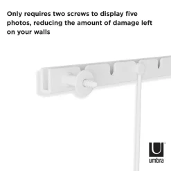 Umbra White Exhibit Gallery Picture Frame Set