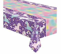 Unicorn Party Plastic Table Cover - 1 Table Cover