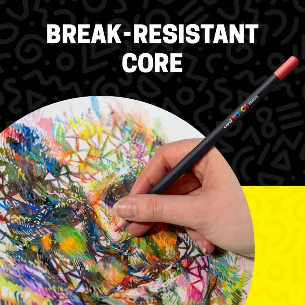uni® POSCA® 24 Colored Pencils Set