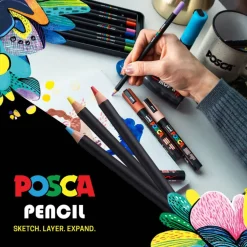 uni® POSCA 4.0mm Colored Pencils, 48ct.
