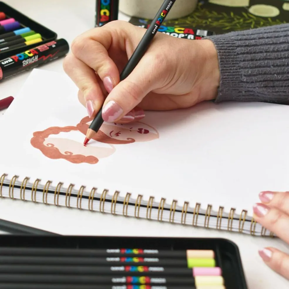 uni® POSCA 4.0mm Colored Pencils, 48ct.