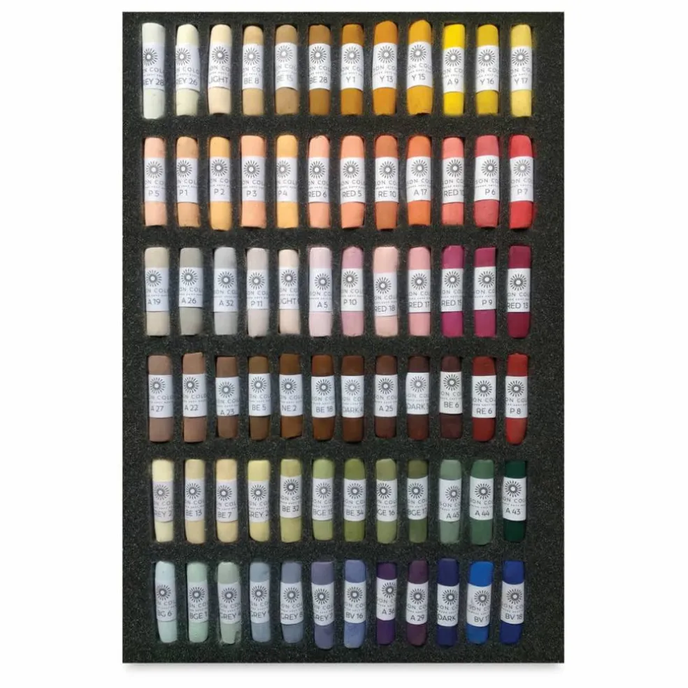 Unison Handmade Pastel Set - Portrait Colors, Set of 72, Full Stick