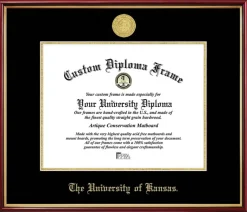 University of Kansas Petite Diploma Frame