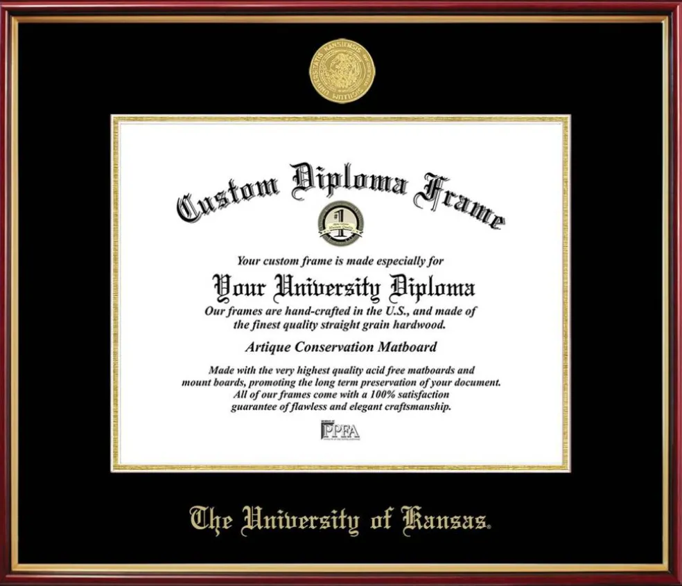 University of Kansas Petite Diploma Frame
