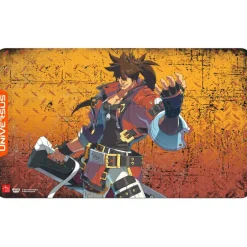 UniVersus: GUILTY GEAR - STRIVE - Playmat: Sol Badguy -24x14" Neoprene Mat, Exclusive Character Art, Tabletop Trading Card Game Accessory, Collectible