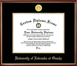 Unviersityof Nebraska at Omaha Petite Diploma Frame