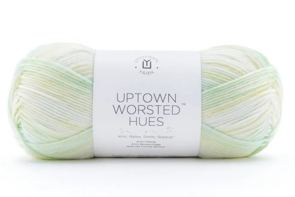 Uptown Worsted Hues by Universal Yarn - 100% Acrylic Yarn - #3308 Key Lime Pie