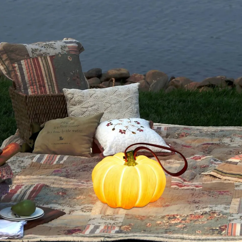 USB Pumpkin Lantern - Rechargeable