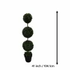 41" UV Premade Boxwood Topiary by Ashland®