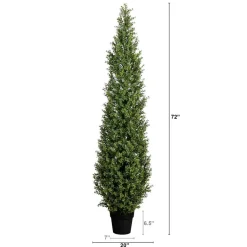 UV-Resistant Artificial Boxwood Topiary Tree