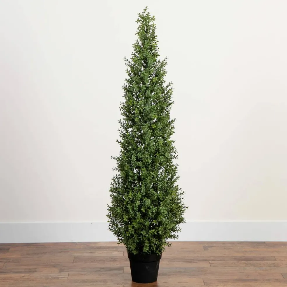 UV-Resistant Artificial Boxwood Topiary Tree