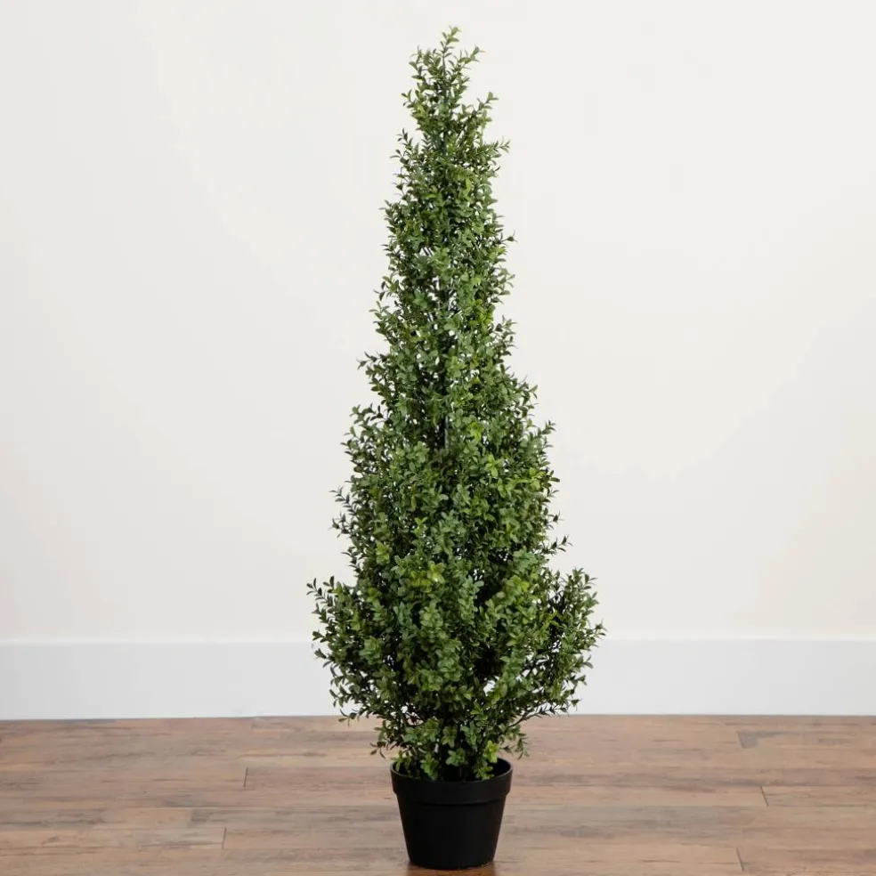 UV-Resistant Artificial Boxwood Topiary Tree