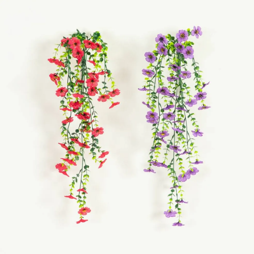 30" UV Resistant Artificial Daisy Hanging Bushes, 6ct.