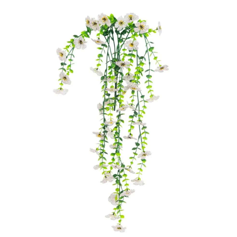 30" UV Resistant Artificial Daisy Hanging Bushes, 6ct.