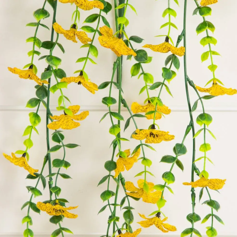 30" UV Resistant Artificial Daisy Hanging Bushes, 6ct.