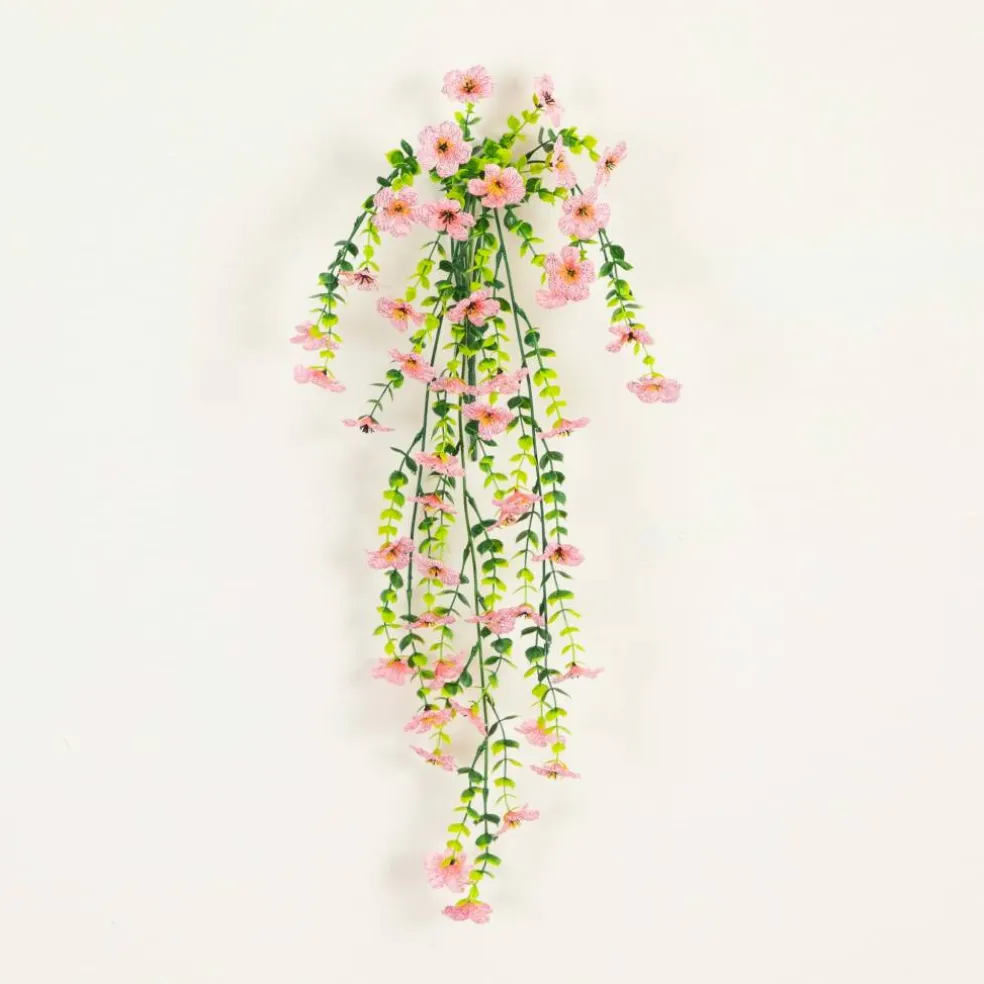 30" UV Resistant Artificial Daisy Hanging Bushes, 6ct.